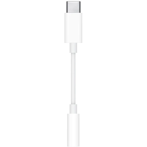 Apple USB-C/3,5mm redukcia biela - Káble a redukcie - Hlavný obrázok