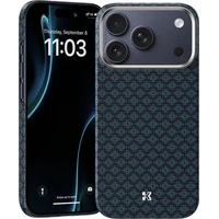 Benks ArmorGrid ArmorAir Kevlar MagSafe kryt iPhone 17 Pro Azure Blue - Puzdra