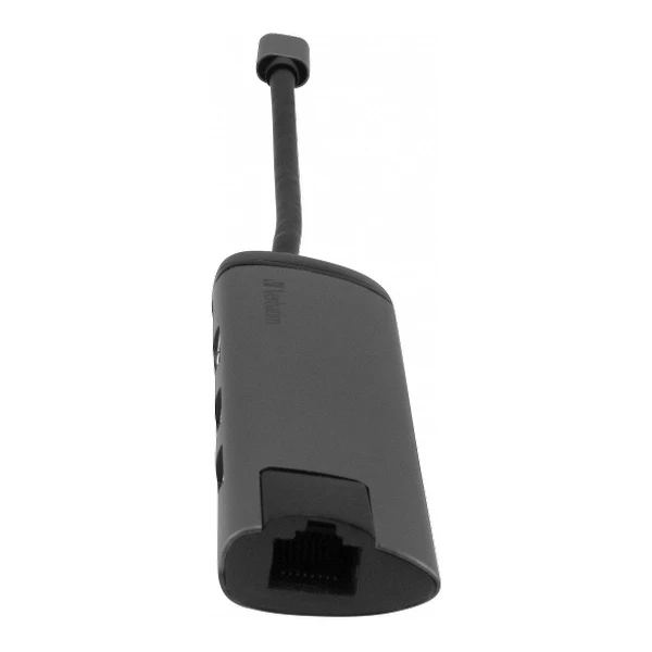 Verbatim USB-C Multiport HUB, 2x USB 3.0, 1x USB-C, HDMI, LAN dokovacia stanica šedá - Dokovacie stanice - Obrázok 1COR000301