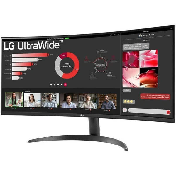 LG UltraWide 34WR50QK-B monitor 34" - Monitory - Obrázok 1CRC000L01
