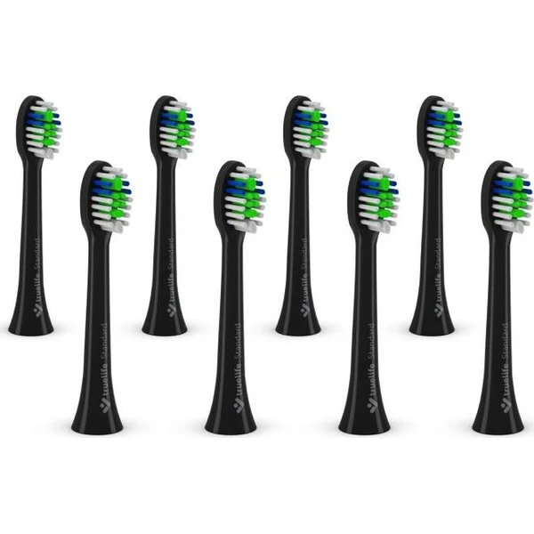 TrueLife SonicBrush Compact Heads Black Standard 8 Pack - Zubné kefky - Obrázok 1CTG300401