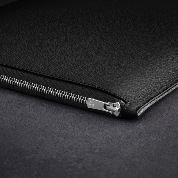 Woolnut kožené púzdro Folio pre MacBook Pro 16" čierne - Puzdra - Obrázok 1DG7000601
