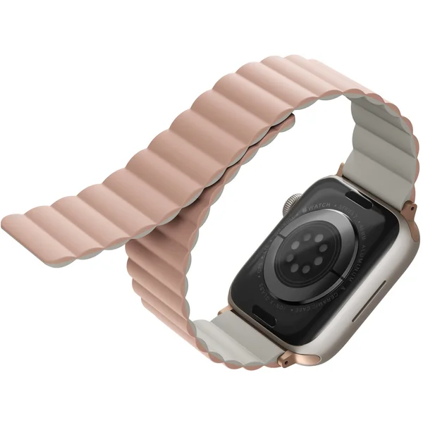 UNIQ Revix obojstranný remienok pre Apple Watch 42/41/40/38mm Blush (ružový/béžový) - Remienky - Obrázok 1DHMF00101