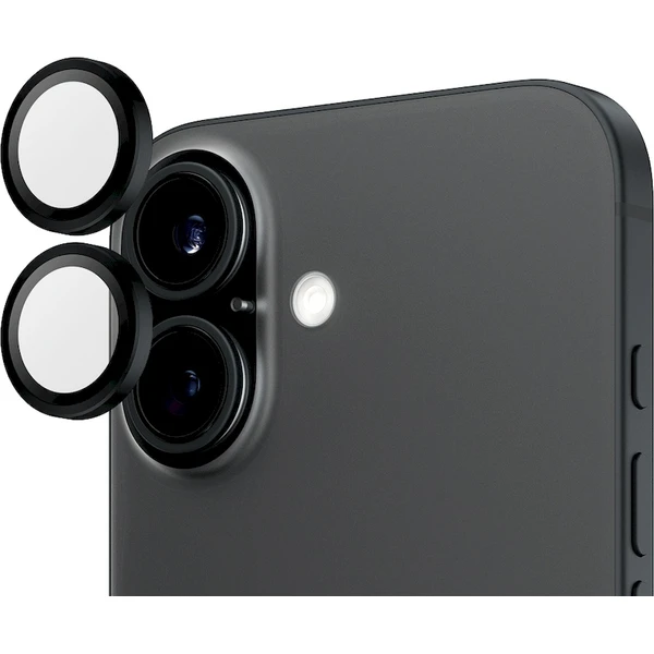 PanzerGlass® HoOps™ Apple iPhone 16/16 Plus čierny hliník - Ochranné fólie a sklo - Hlavný obrázok