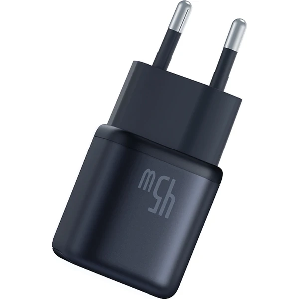 Rýchlonabíjačka do siete Baseus PicoGo GaN 45W USB-C PD čierna - Nabíjačky - Obrázok 1EGE000L01