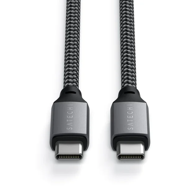 Satechi USB-C/USB-C napájací kábel 100W 2m vesmírne šedý - Káble a redukcie - Obrázok 1EK2700301