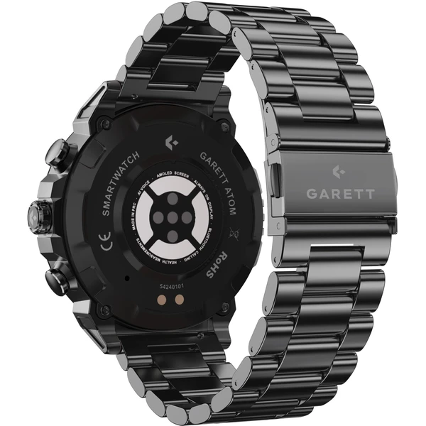 Garett Atom chytré hodinky čierna oceľ - Inteligentné hodinky - Obrázok 1FAC000L01
