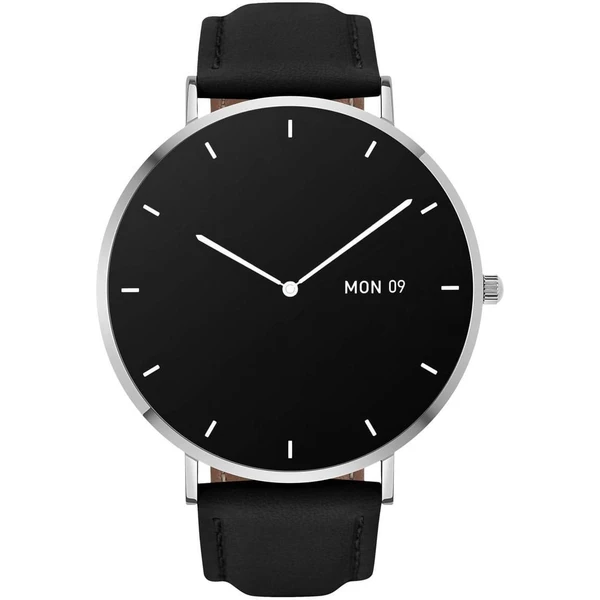 Garett Smartwatch Verona strieborná, čierny remienok - Inteligentné hodinky - Obrázok 1FEM300401