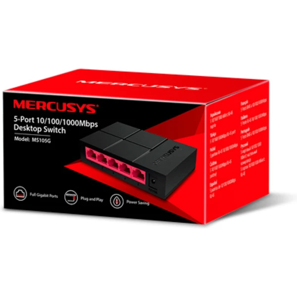 Mercusys MS105G Switch - Switche - Obrázok 1FR7300401