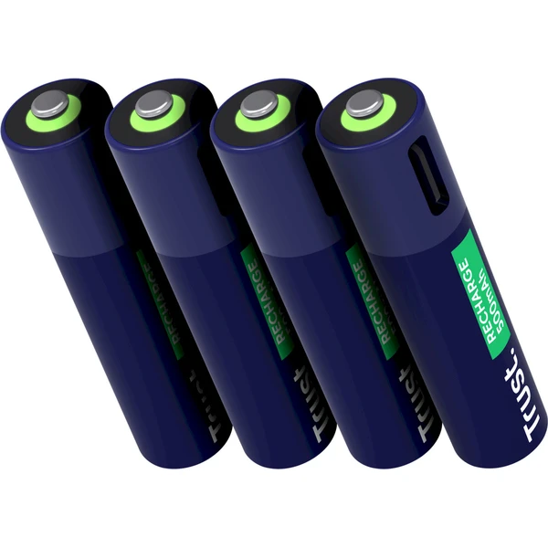 Trust USB-C dobíjacia batéria AAA - 4ks - Batérie - Obrázok 1GAL000K01
