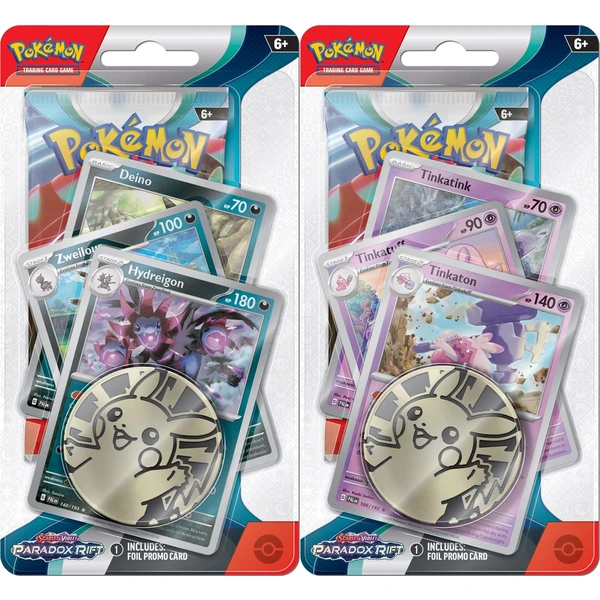 Pokémon TCG: SV04 Paradox Rift - Premium Checklane Blister - Pokémon karty - Hlavný obrázok