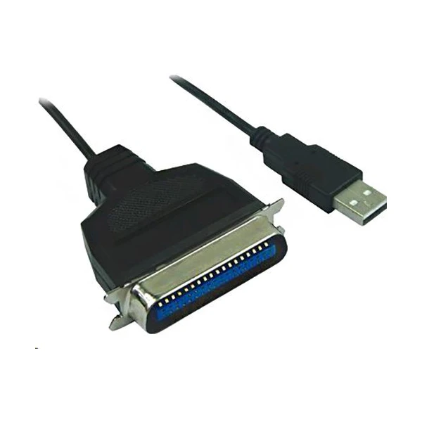 PremiumCord USB-A/LPT kábel 1,5 m čierny - Káble a redukcie - Hlavný obrázok