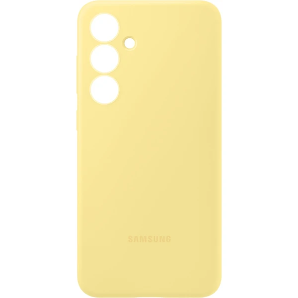 Samsung Silicone Case ochranný kryt Galaxy S24 FE žltý - Puzdra - Obrázok 1I78000K01