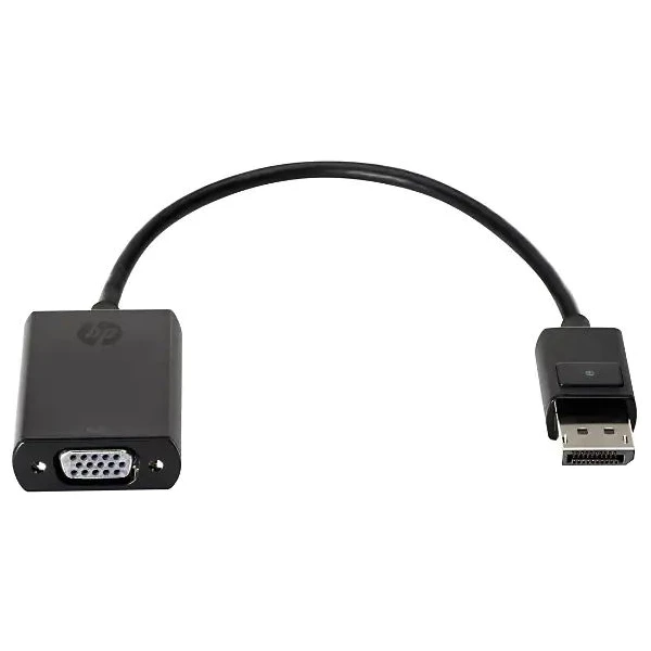 HP DisplayPort/VGA redukcia čierna - Káble a redukcie - Hlavný obrázok