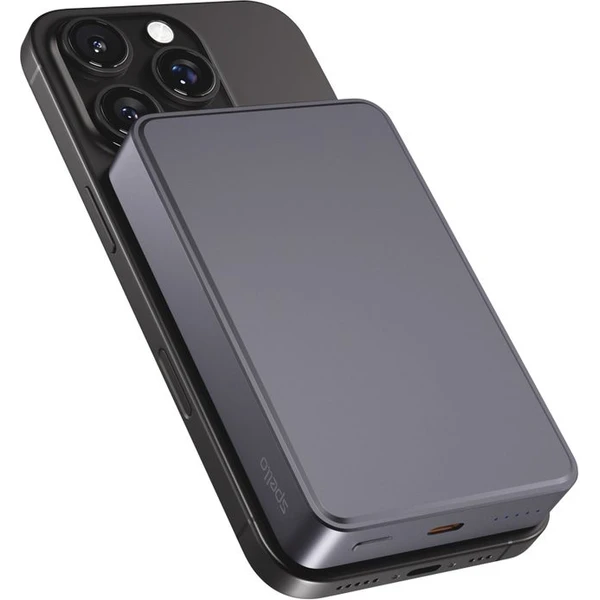 Spello ForcePack Alu MagSafe powerbanka 10000mAh vesmúrovo sivá - Powerbanky - Obrázok 1IPD000K01