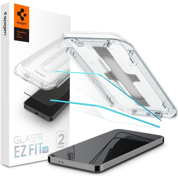 Spigen Glass TR EZ Fit HD Transparency 2 Pack Samsung Galaxy S24+ - Ochranné fólie a sklo - Hlavný obrázok