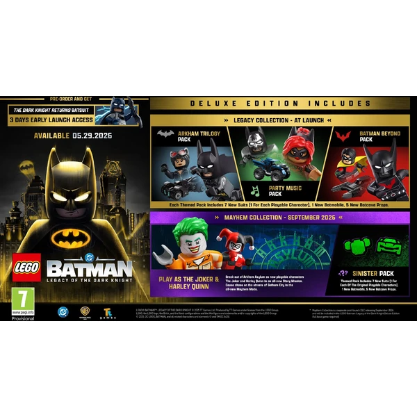 LEGO Batman: Legacy of the Dark Knight Deluxe Edition (Game Key Card) (Switch 2) - Hry na Nintendo Switch 2 - Obrázok 1J9P000K01