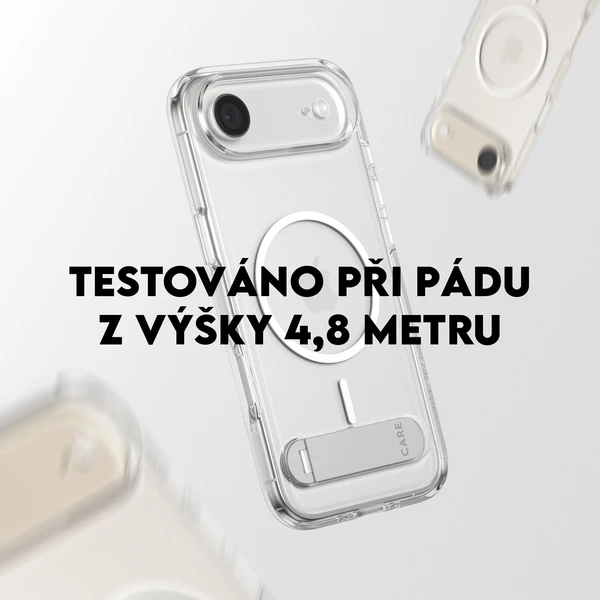 PanzerGlass® CARE Kickstand kryt s MagSafe Apple iPhone Air strieborný/biely - Puzdra - Obrázok 1JDH000K01