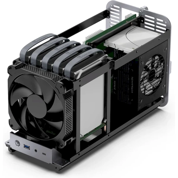 Jonsbo N1 Mini-ITX sivá - Počítačové skrine - Obrázok 1JUD000K01