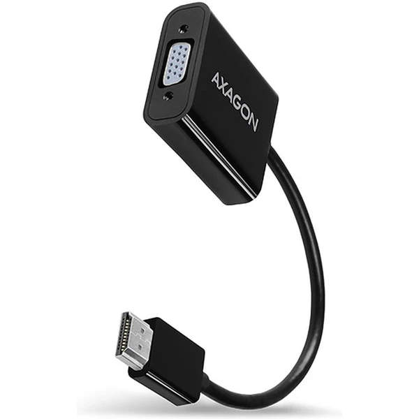 AXAGON HDMI/VGA redukcia 0,2m čierna - Káble a redukcie - Hlavný obrázok