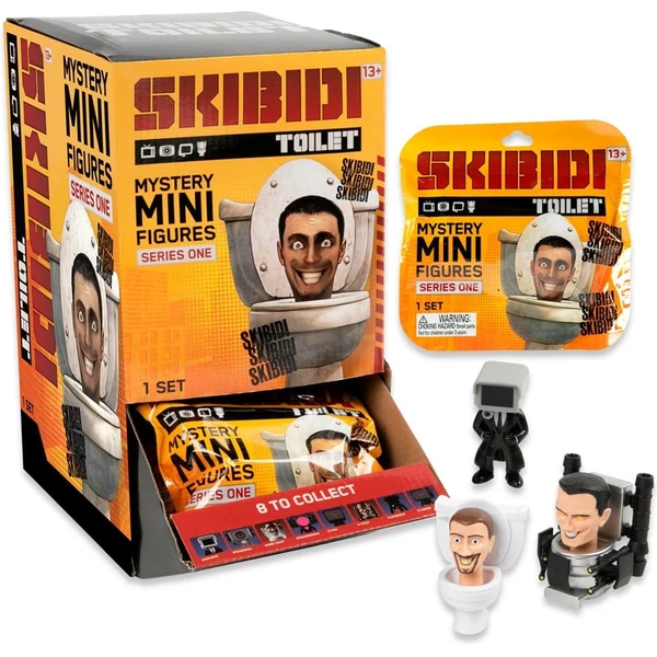Minifigúrka Bonker Toys Skibidi Toilet Series 1 - 6 cm - Figúrky - Obrázok 1KIF000N01
