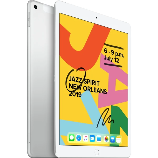 Apple iPad 10,2" 128GB Wi-Fi + Cellular strieborný (2019) (Kategória C) - Tablety - Hlavný obrázok