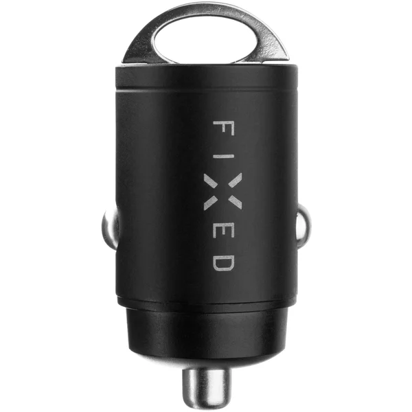 FIXED Mini autonabíjačka s 2x USB-C, PD, 30W, čierna - Nabíjačky - Obrázok 1LVW600301