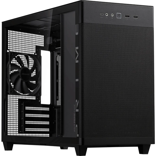 ASUS Prime AP201, TG, čierna - Počítačové skrine - Hlavný obrázok