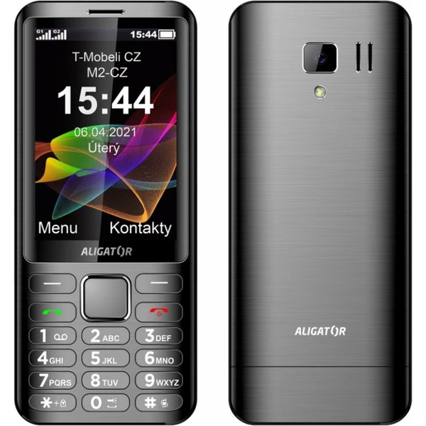 ALIGATOR D950 Dual SIM antracit - Mobilné telefóny - Hlavný obrázok
