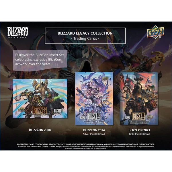 Upper Deck - Blizzard Legacy Collection - Hobby balíček - Blizzard karty - Obrázok 1MA1000N01