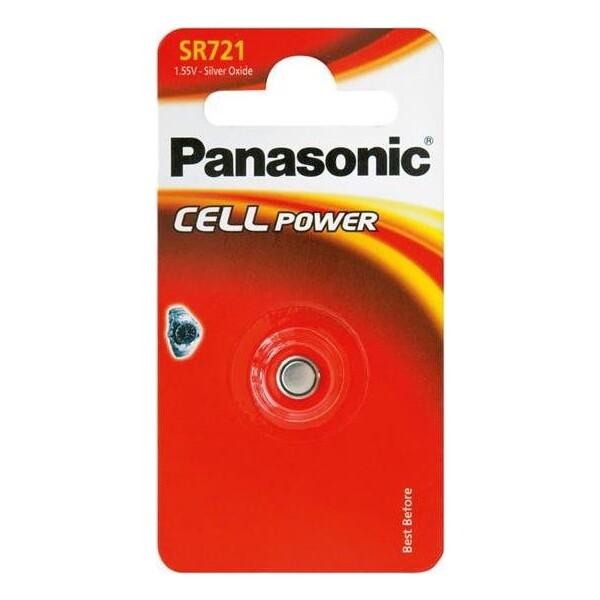 Panasonic SR721 striebrooxidová batéria do hodiniek (1ks)