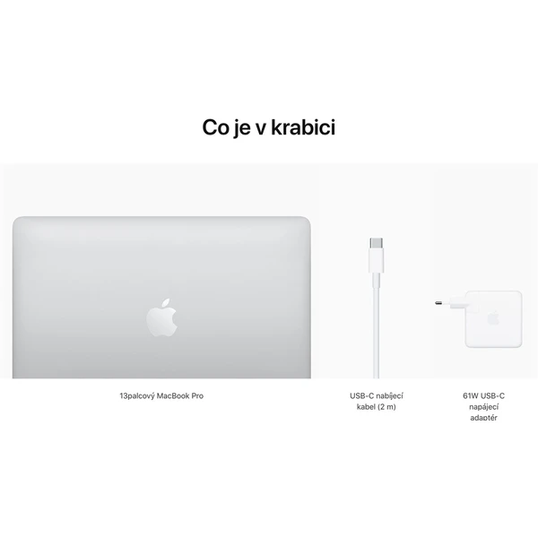 Apple MacBook Pro 13,3" / M1 / 8GB / 256GB / strieborný (Ďalšia) - Notebooky - Obrázok 1MK7200401