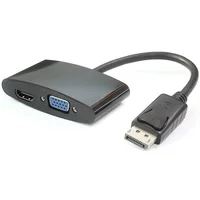 PremiumCord DisplayPort -> HDMI/VGA redukcia 0,2m čierna - Káble a redukcie
