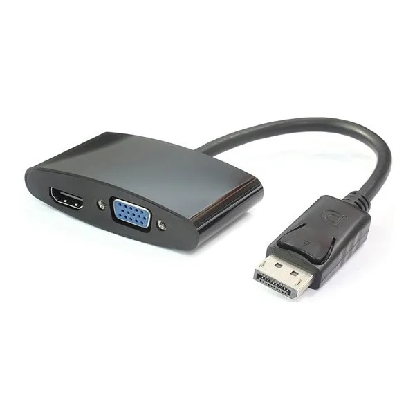 PremiumCord DisplayPort -> HDMI/VGA redukcia 0,2m čierna - Káble a redukcie - Hlavný obrázok