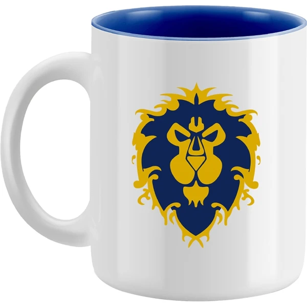 Keramický hrnček World of Warcraft Aliancia - biely 330 ml (darčekové balenie) - Hrnčeky - Obrázok 1NGG000K01