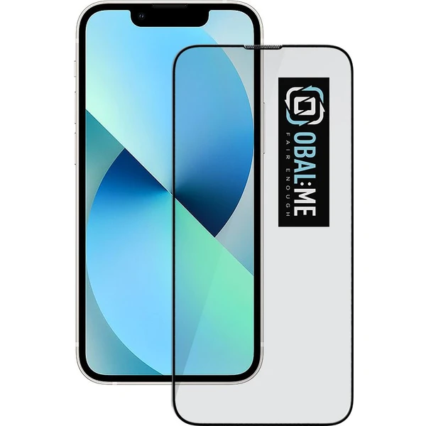 Obal:Me 5D tvrdené sklo Apple iPhone 13 mini čierne - Ochranné fólie a sklo - Hlavný obrázok
