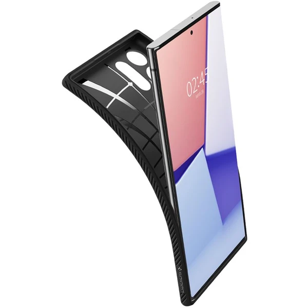 Spigen Liquid Air kryt Samsung Galaxy S22 Ultra čierny - Puzdra - Obrázok 1QGY600301