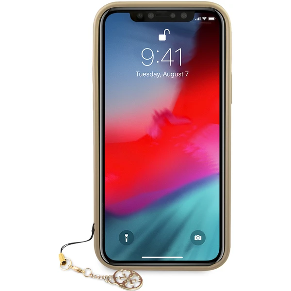 Guess 4G Charms kryt iPhone 12/12 Pro 6.1" sivý - Puzdra - Obrázok 1QRN500301