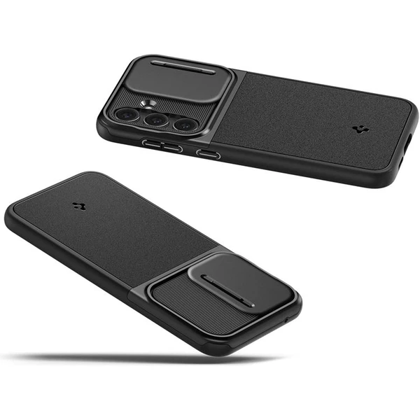 Spigen Optik Armor kryt Samsung Galaxy S23 FE čierny - Puzdra - Obrázok 1QV3000N01