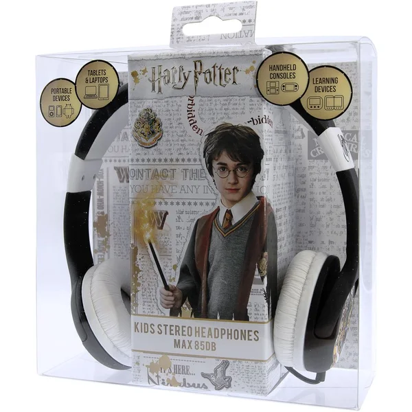 OTL detské náhlavné slúchadlá s motívom Harry Potter čierne - Slúchadlá - Obrázok 1RHB300401