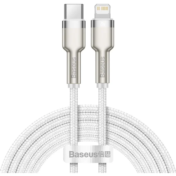 Baseus Cafule USB-C/Lightning napájací kábel 20W 2m biely - Káble a redukcie - Hlavný obrázok