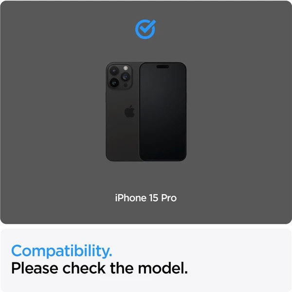 Spigen Glass tR AlignMaster 2 Pack tvrdené sklo iPhone 15 Pro čierne - Ochranné fólie a sklo - Obrázok 1SV8000601