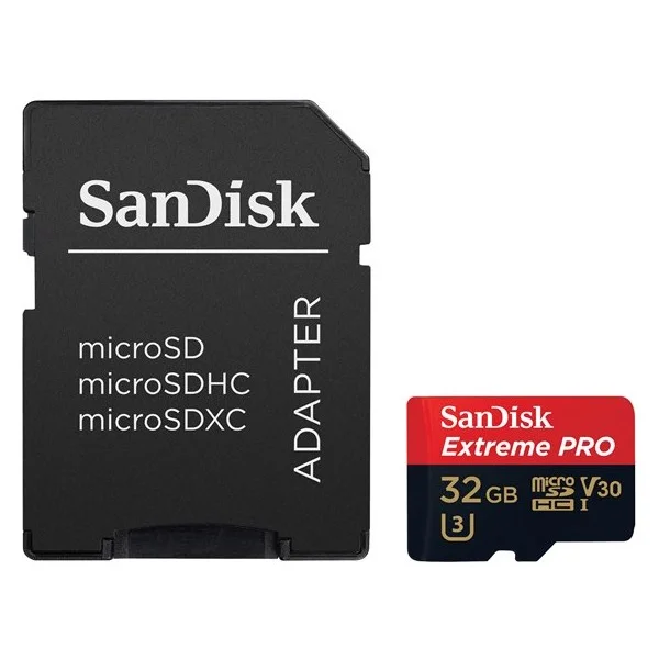 SanDisk Extreme PRO microSDHC 32GB + SD adaptér - Pamäťové karty - Hlavný obrázok