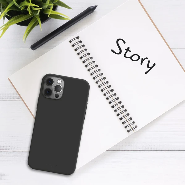 Zadný pogumovaný kryt FIXED Story pre Apple iPhone 14, čierny - Puzdra - Obrázok 1TDWF00101
