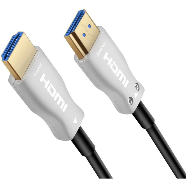 PremiumCord HDMI 2.0/HDMI 2.0 optický kábel s ethernetom 4K 7m čierny - Káble a redukcie - Hlavný obrázok