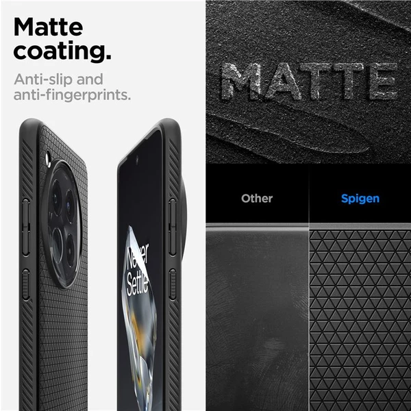 Spigen Liquid Air kryt OnePlus 12 matne čierny - Puzdra - Obrázok 1TX2000L01