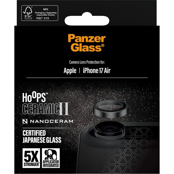 PanzerGlass® Hoops Ceramic II sklá Apple iPhone Air - Ochranné fólie a sklo - Obrázok 1UEH000K01