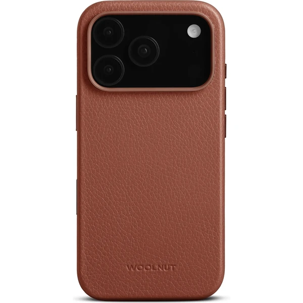 Woolnut MagSafe kožený kryt iPhone 17 Pro hnedý - Puzdra - Obrázok 1ULH000K01