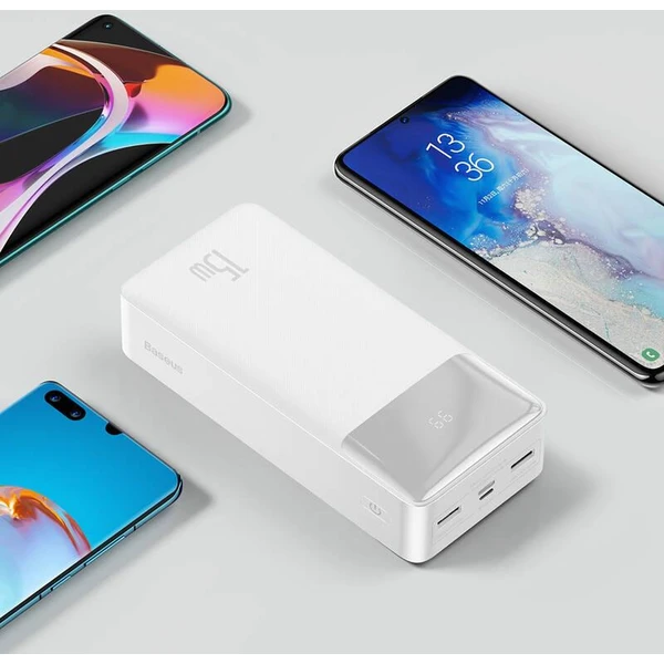 Baseus Bipow powerbanka 30000mAh biela - Powerbanky - Obrázok 1UTL000K01