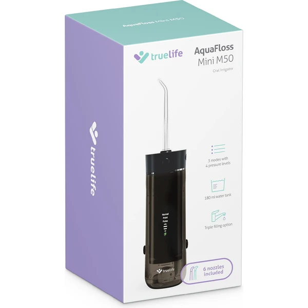 TrueLife AquaFloss Mini M50 ústna sprcha čierna - Ústne sprchy - Obrázok 1UUL000K01